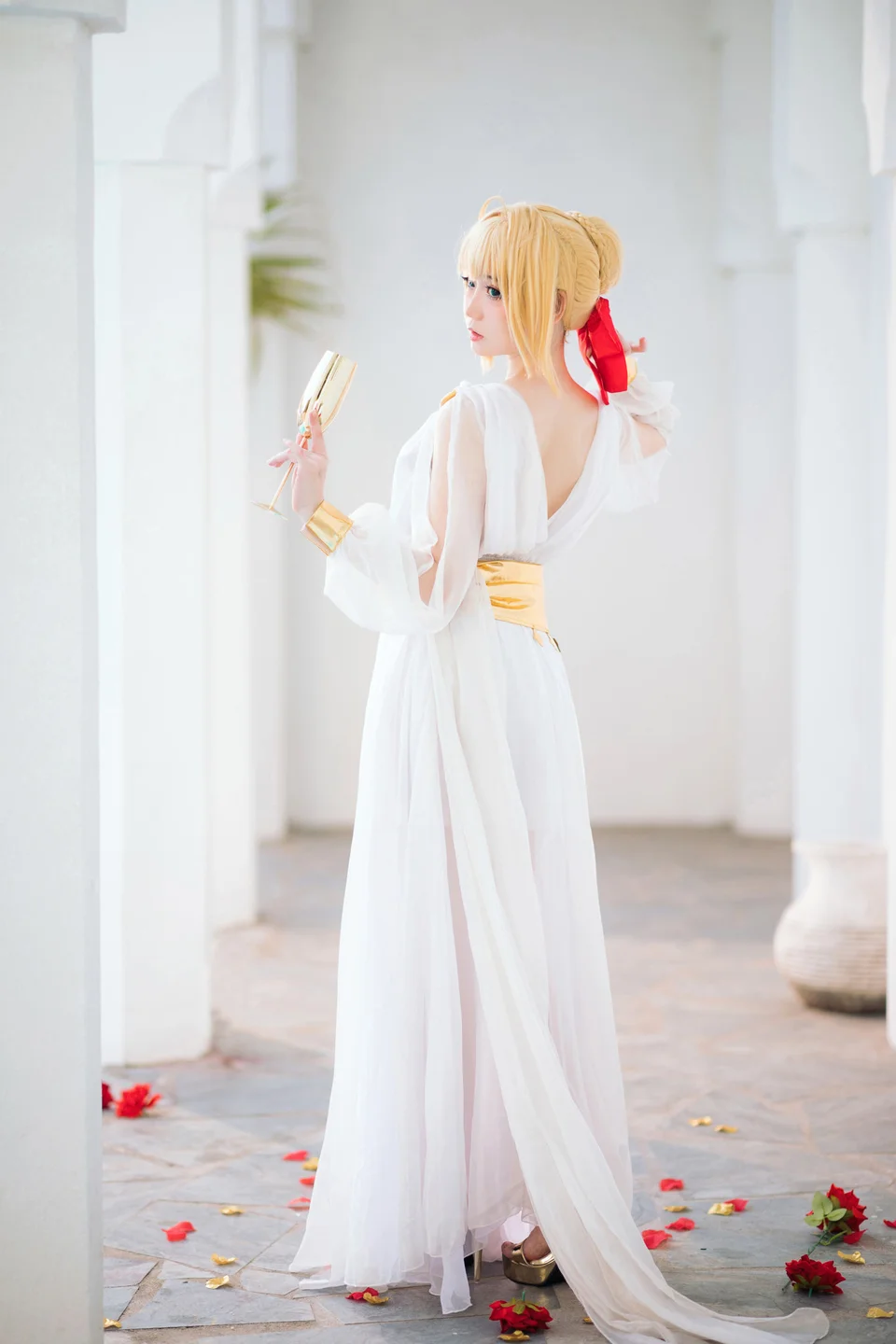 焖焖碳 - FGO·尼禄 礼服 [27P-270MB] tg@simisebaisi 【丝足阁】015.webp